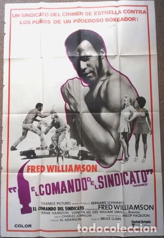 Kino: antiguo afiche de pelicula el comando del sindicato 667
