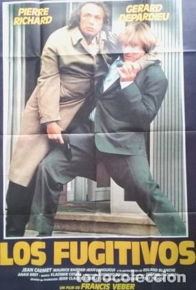 Cinema: antiguo afiche de pelicula los fugitivos 512