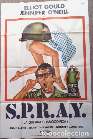 Cinema: antiguo afiche de pelicula spray 567