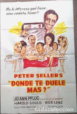 Kino: antiguo afiche de pelicula donde te duele mas 542