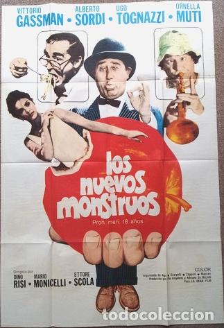 Kino: antiguo afiche de pelicula los nuevos monstruos 580 2