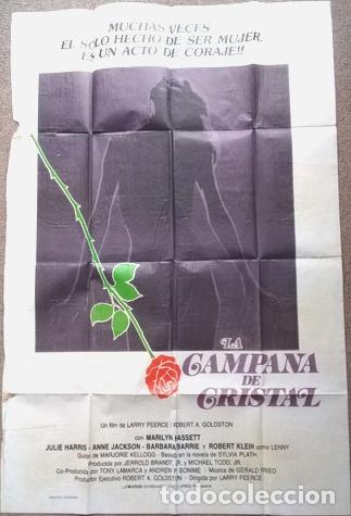 Kino: antiguo afiche de pelicula la campana de cristal 656
