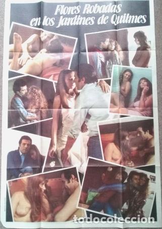 Kino: afiche cine flores robadas en los jardines de quilmes 653