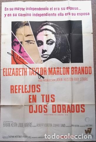 Kino: antiguo afiche de cine reflejos en tus ojos dorados 549 2