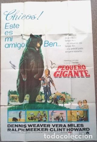 Kino: antiguo afiche de pelicula pequeno gigante 619