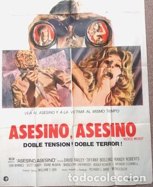 Kino: antiguo afiche de pelicula asesino x 2 537