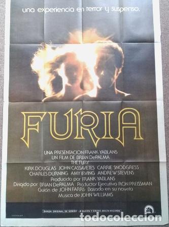 Kino: antiguo afiche de pelicula furia 668