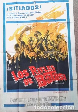 Kino: antiguo afiche de pelicula los rifles de balasi 616