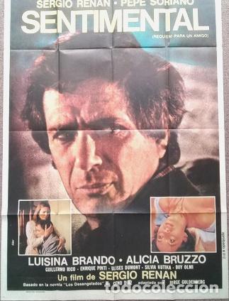 Kino: antiguo afiche de pelicula sentimental 553