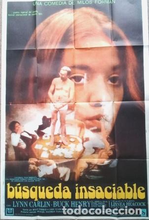 Kino: antiguo afiche de pelicula busqueda insasiable 701