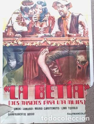 Kino: antiguo afiche de pelicula la bestia 574