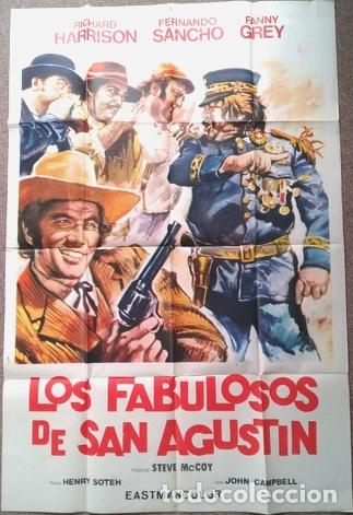 Kino: antiguo afiche de pelicula los fabulosos san agustin 631