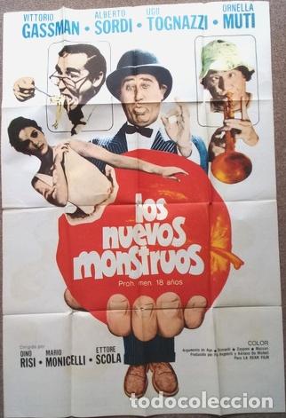 Kino: antiguo afiche de pelicula los nuevos monstruos 580