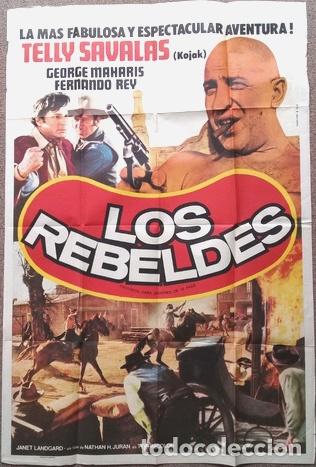 Kino: antiguo afiche de pelicula los rebeldes 599