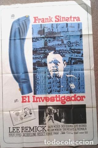 Kino: antiguo afiche de pelicula el investigador 716