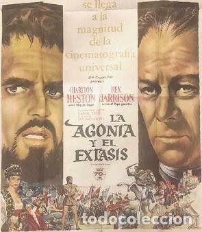 Kino: poster de la pelicula la agonia y el extasis 930