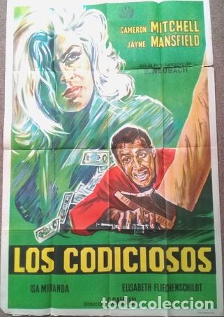 Kino: antiguo afiche de pelicula los codisiosos 650