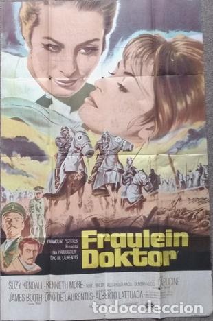Kino: antiguo afiche de pelicula fraulein doktor 601