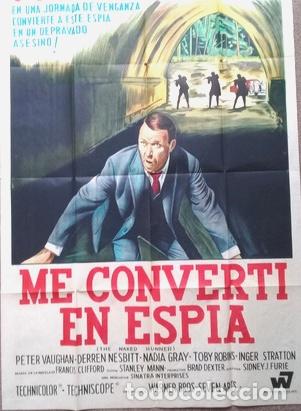 Kino: antiguo afiche de pelicula me converti en un espia 717