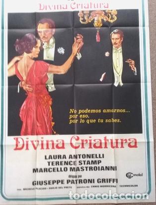 Kino: antiguo afiche de pelicula divina criatura 617