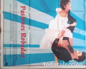 Kino: antiguo afiche de pelicula pasiones robadas 502