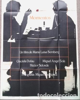 Kino: antiguo afiche de pelicula momentos 698