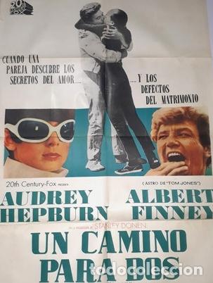 Kino: un camino para dos afiche albert finney ahepburn ab16