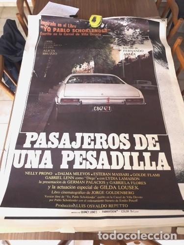 Kino: poster afiche pasajeros de una pesadilla original lp leer