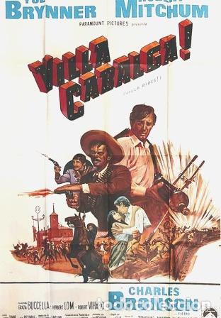 Kino: poster antiguo de la pelicula villa cabalga 739