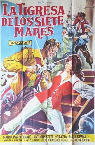 Kino: poster de la pelicula la tigresa de los siete mares 918