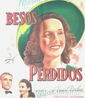 Kino: afiche cine 1945 besos perdidos maria duval soffici modelo 1