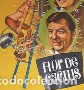 Kino: flor de cactus afiche goldie hawn ingrid bergman x28
