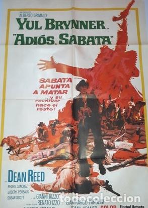 Kino: adios sabata afiche dean reed pedro sanchez jpersaud z35