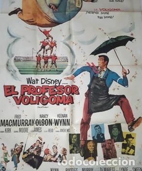 Kino: el profesor voligoma afiche walt disney fmacmurray olson o4