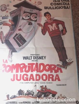 Kino: la computadora jugadora afichede cine walt disney