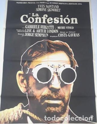 Kino: la confesion afiche ives montand simone signoret l35