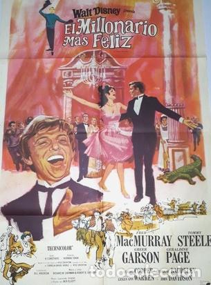 Kino: el millonario mas feliz afiche cfotos walt disney t39