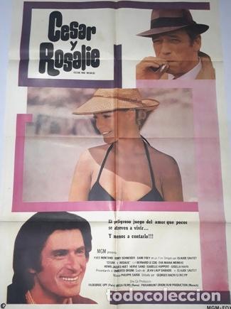 Kino: cesar y rosalie afiche yves montand romy schneider m34