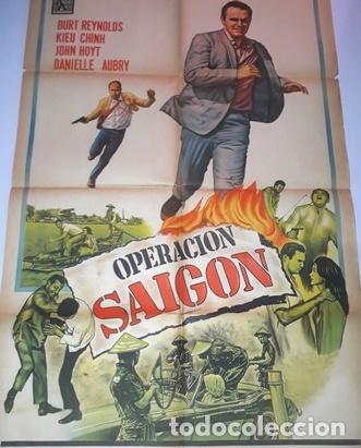 Kino: operacion saigon afiche burt reynolds john hoyt x19