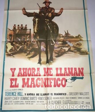 Kino: y ahora me llaman el magnifico afiche terence hill p41