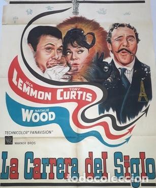 Kino: la carrera del siglo afiche jlemmon tcurtis nwood q18