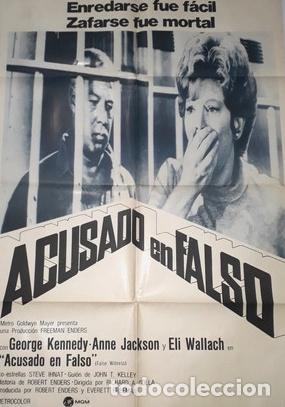 Kino: acusado en falso afiche george kennedy ajackson ab30
