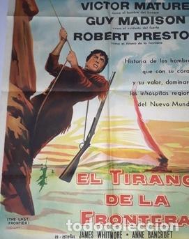 Kino: el tirano de la frontera afiche victor mature guy madisonr21