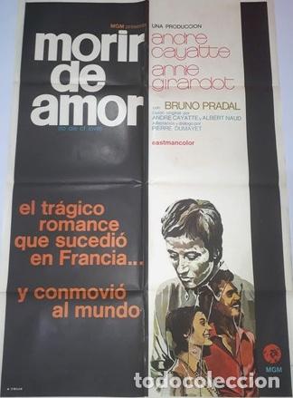Kino: morir de amor afiche bruno pradal andre cayatte anaud u35