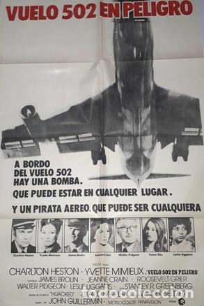 Kino: vuelo 502 en peligro afiche ymimieux cheston jcrain ab37