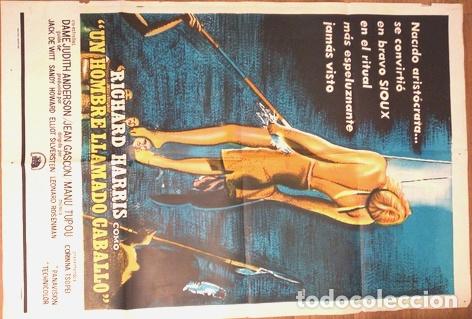 Kino: afiche original cine un hombre llamado caballo 75x110 poster