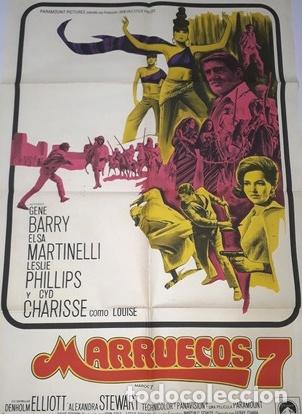 Kino: marruecos 7 afiche gene barry elsa martinelli u52