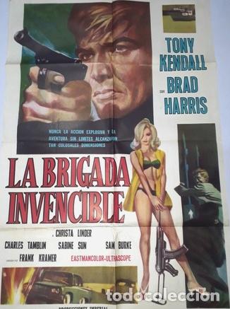 Kino: la brigada invencible afiche tony kendall brad harris z8