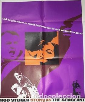 Kino: el sargento solitario afiche rod steiger john p law ab18