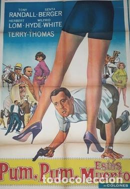 Kino: pum pum estas muerto afiche tony randall sberger u49